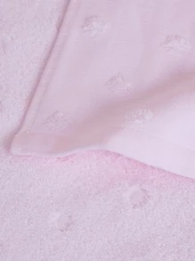 1 pieza Toalla de cara unicolor cara minimalista con diseño de pompón para casa - Rosa Pálido - Ver 3