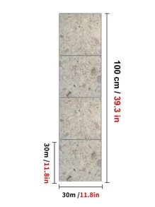 1pc PVC Floor Sticker, Terrazzo Pattern Peel Stick Floor Tile For Home - Multicolor - View 3