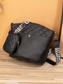 Minimalist Square Bag - Black - View 2