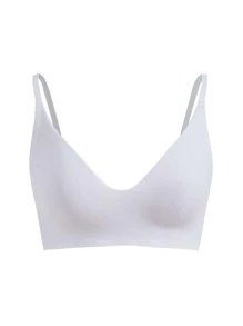 Ocili 彈性融合，光滑無縫無痕無襯墊無線鬆緊胸衣 – 白色 - 白色 - 查看 4