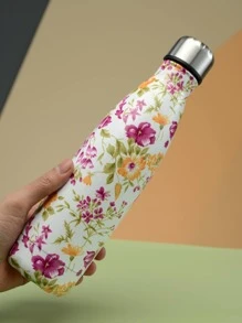 1入組花卉真空保溫可樂瓶 - 彩色 - 查看 2