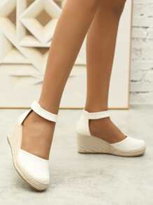Giày nêm & Phẳng của Nữ - trắng - Xem 4