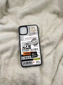 1 件黑色亚克力手机壳带二维码，适用于 Apple 15/14/13 Mini，适合男士，赛车设计防水防震防摔防刮 - 彩色 - 查看 9