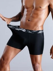 1 pieza Calzoncillos de hombre transpirables - Negro - Ver 4