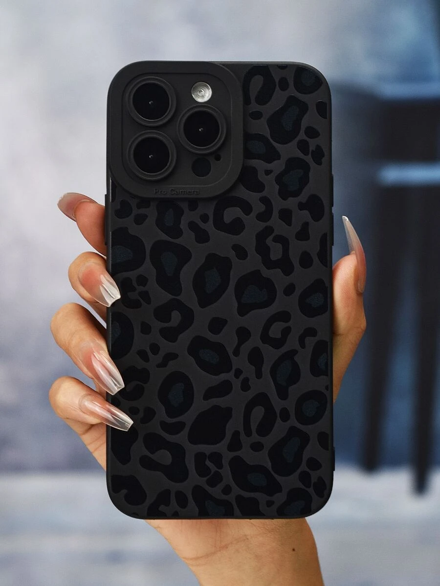 豹紋印花手機殼 - 彩色 - 查看 1