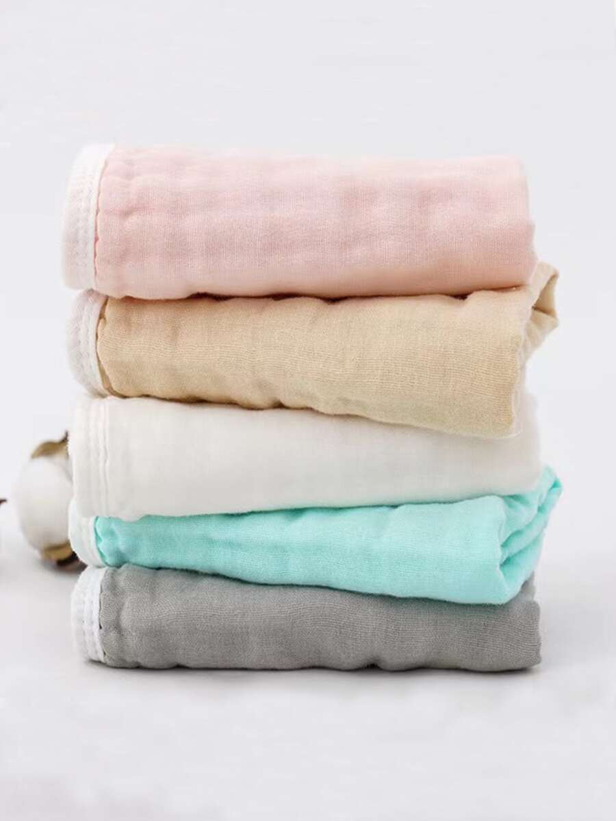 5入組嬰兒拼接邊圍兜 - 彩色 - 查看 1