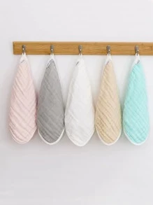 5入組嬰兒拼接邊圍兜 - 彩色 - 查看 2