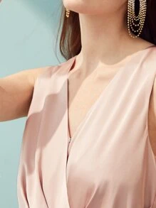 MOTF PREMIUM FLOWY PLEATED DRESS WITHOUT BELT