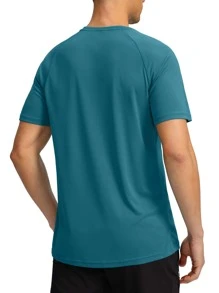 G Gradual Áo Tees & Tanks  Thể thao Nam - Màu xanh ngọc - Xem 2