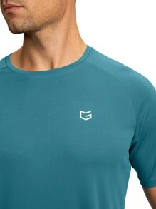 G Gradual Áo Tees & Tanks  Thể thao Nam - Màu xanh ngọc - Xem 4