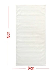 1pc Solid Color Face Towel, Minimalist Fiber Facial Cleaning Cloth For Bathroom - Multicolor - View 2