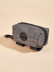 1 pieza Dispensador de bolsas para caca de mascotas de dos tonos - Gris - Ver 1