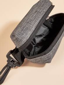 1 pieza Dispensador de bolsas para caca de mascotas de dos tonos - Gris - Ver 3