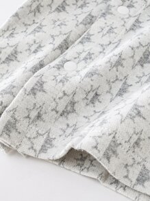 嬰兒滿版印花T恤和褲子 - 灰色 - 查看 8