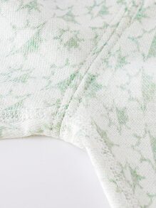 嬰兒滿版印花T恤和褲子 - 綠色 - 查看 6