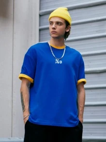 Tops Nam Lá thư Giải trí - Xanh đậm - Xem 1