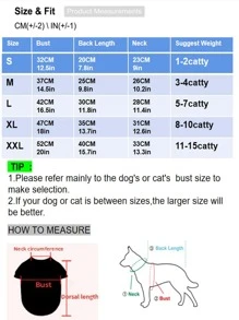 1入組格紋印花寵物背心 - 紫色 - 查看 8