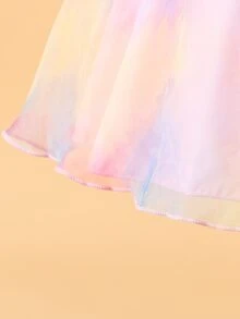 小女童紮染吊帶洋裝