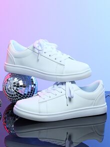 女士前綁帶休閒運動戶外板鞋