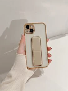 邊框拼接手機殼帶折疊支架