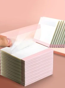 1 pieza Nota adhesiva transparente - Multicolor - Ver 1