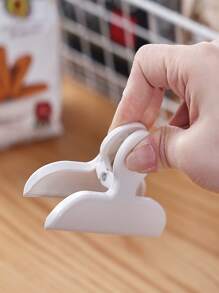 1pc ABS Sealing Clip, Minimalist Green Food Sealing Clip For Home - Green - View 3