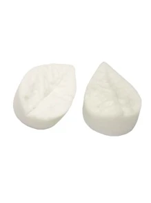 2入組矽膠糖果模具用於廚房烘焙葉子設計巧克力模具 - 米色 - 查看 4