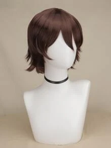 Short Straight Synthetic Wig With Bangs