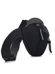 Túi thắt lưng nam Có thể điều chỉnh được - màu đen - Xem 5