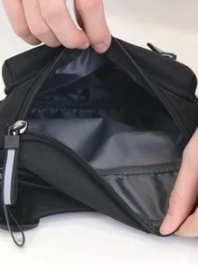 Túi thắt lưng nam Có thể điều chỉnh được - màu đen - Xem 7