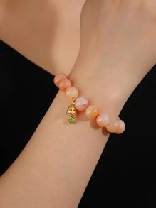 Pulsera con cuenta con diseño de campana - Multicolor - Ver 2