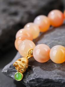 Pulsera con cuenta con diseño de campana - Multicolor - Ver 3