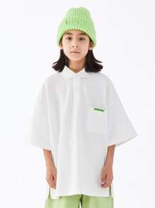 男大童休閒寬鬆適合POLO衫適合夏天