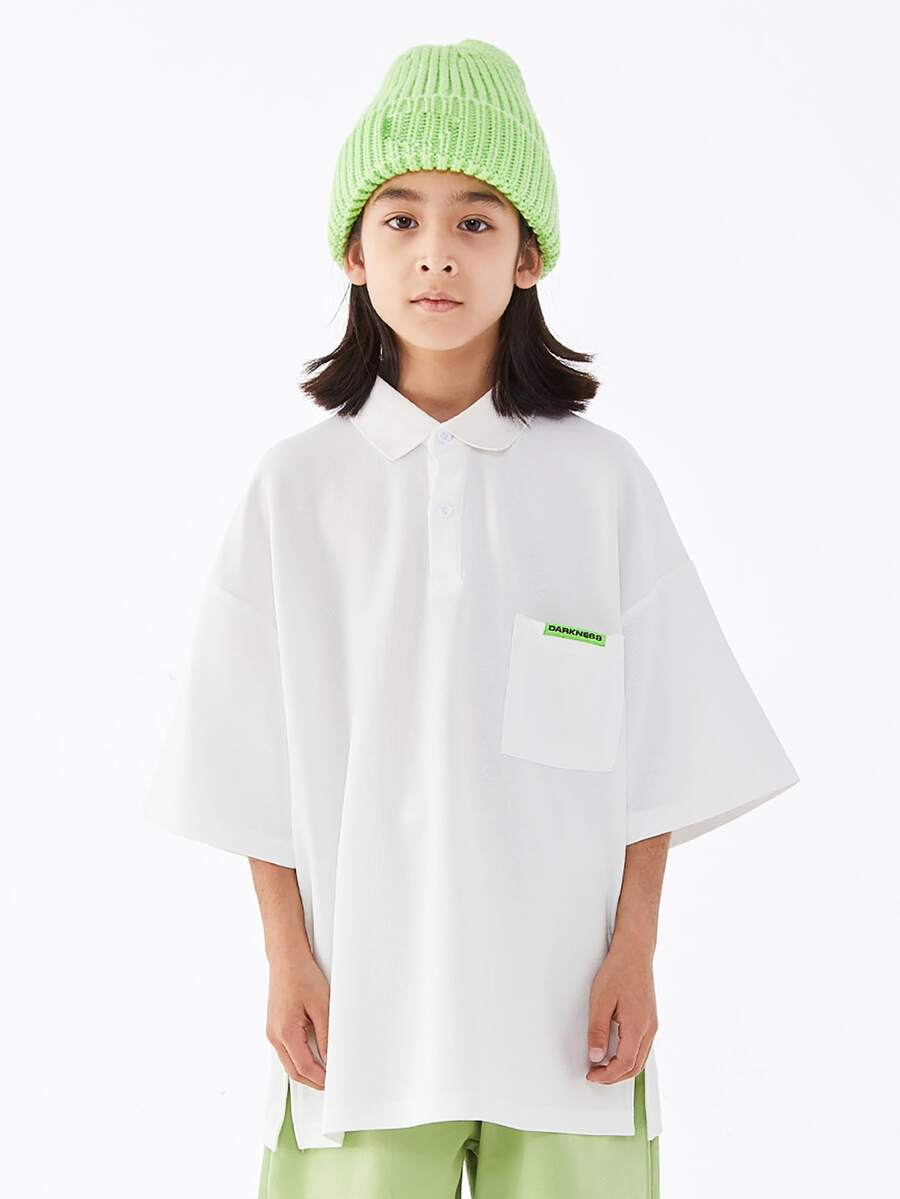 男大童休閒寬鬆適合POLO衫適合夏天