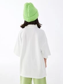 男大童休閒寬鬆適合POLO衫適合夏天