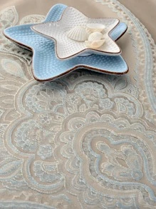 Rèm đơn Jacquard hoa, Rèm đơn polyester hiện đại cho phòng ngủ và phòng khách - Nhiều màu - Xem 3