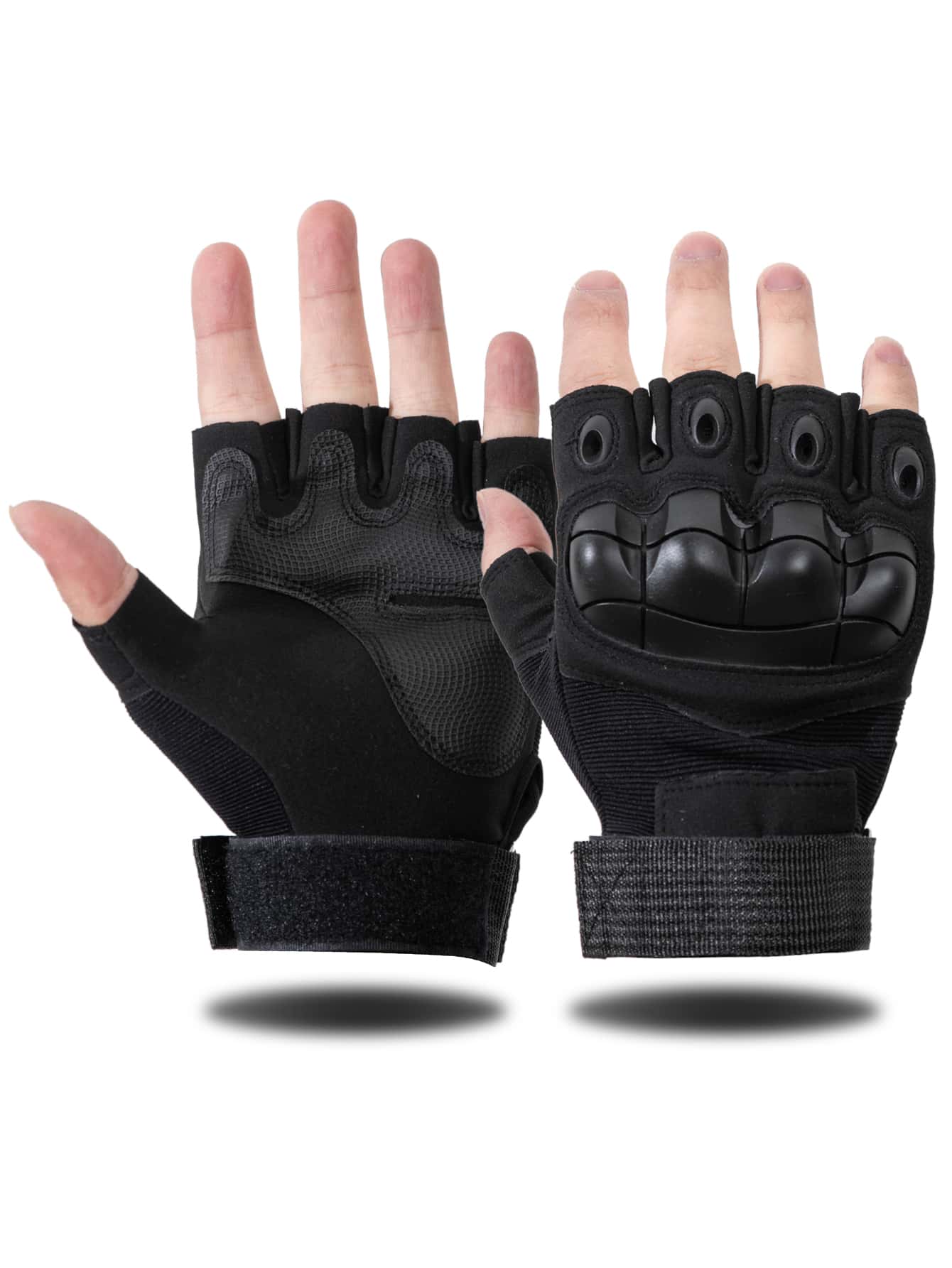 1雙半指運動手套 - 黑色 - 查看 1