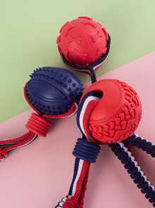 1入組球形設計隨機寵物磨牙玩具 - 彩色 - 查看 7