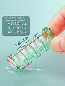 1入組透明綫圈裝訂