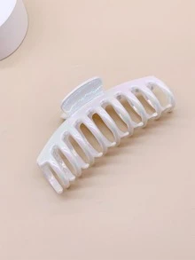 Minimalist Hair Claw - White - View 4