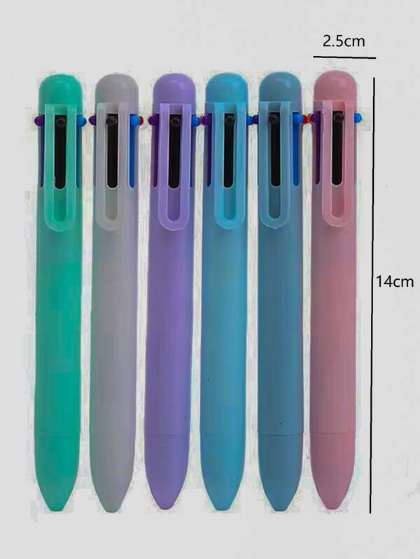 1pc 6 In 1 Ballpoint Pen SHEIN USA