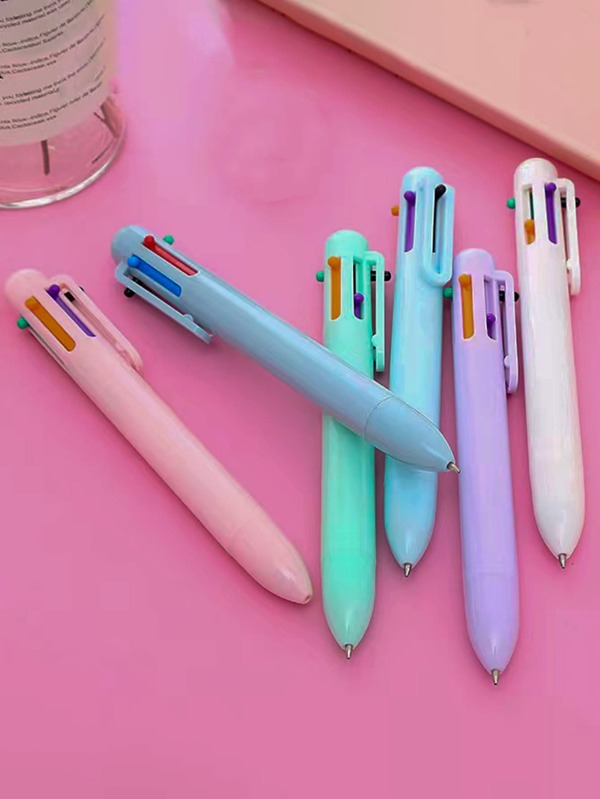 1pc 6 In 1 Ballpoint Pen SHEIN USA