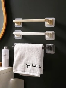 1pc Towel Bar Towel Rack Bathroom Organizer - Multicolor - View 9