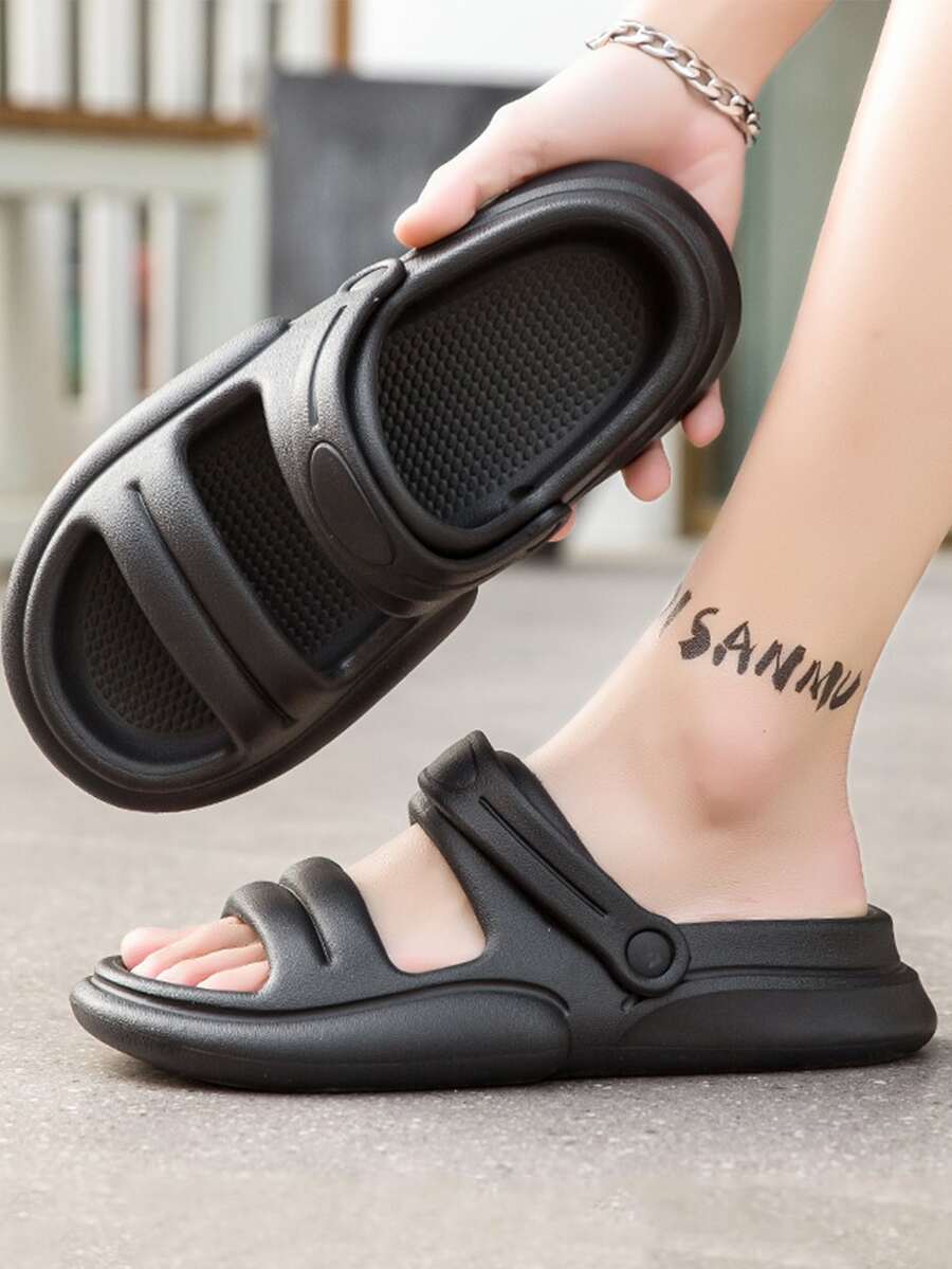 Men Casual Sandals, EVA Sandals Black - Black - View 1