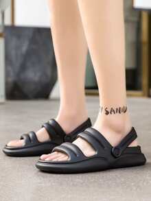 Men Casual Sandals, EVA Sandals Black - Black - View 2