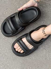 Men Casual Sandals, EVA Sandals Black - Black - View 6