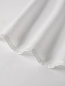 Manfinity Homme Áo sơ mi Nam Nút phía trước màu trơn Giải trí - trắng - Xem 3