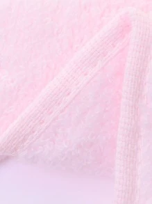 1入組草莓刺繡面巾日常生活用極簡主義面料面巾四季皆宜 - 粉色 - 查看 3