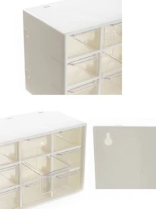 1入組多層文具收納盒 - 白色 - 查看 3