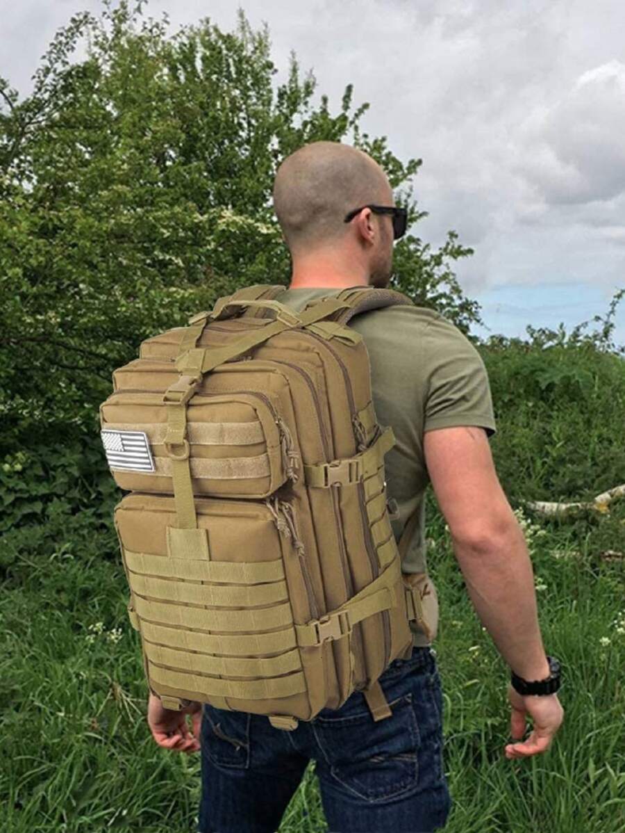 17inch Waterproof 50L 1000D Nylon Waterproof Trekking Fishing Hunting Bag Backpack Outdoor Rucksacks